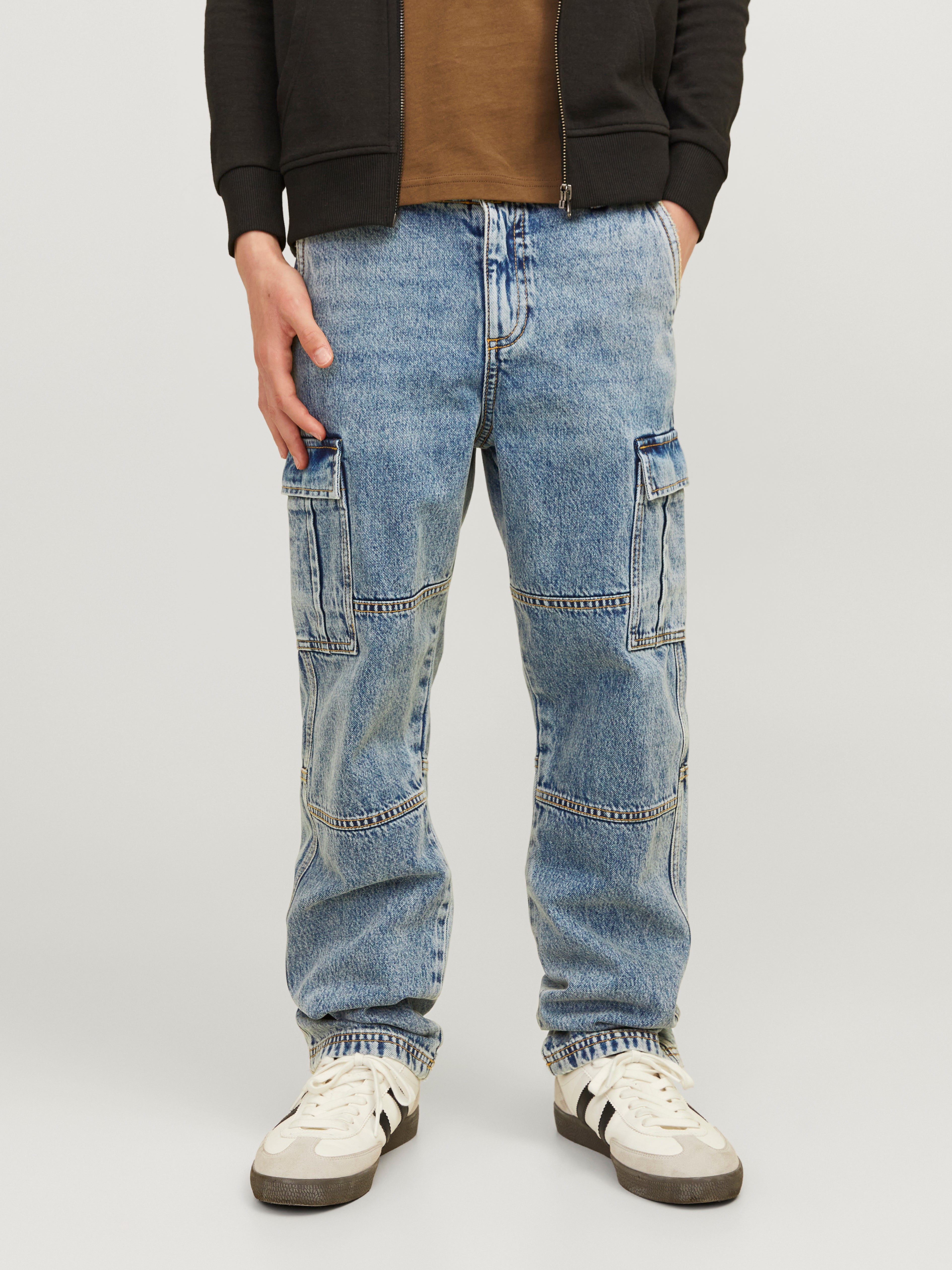 Jjichris Jjwade Cargo Mf 148 Sn Jnr Relaxed Fit Jeans Junior