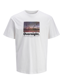 Jack & Jones Fotoprint T-shirt -Bright White - 12262350
