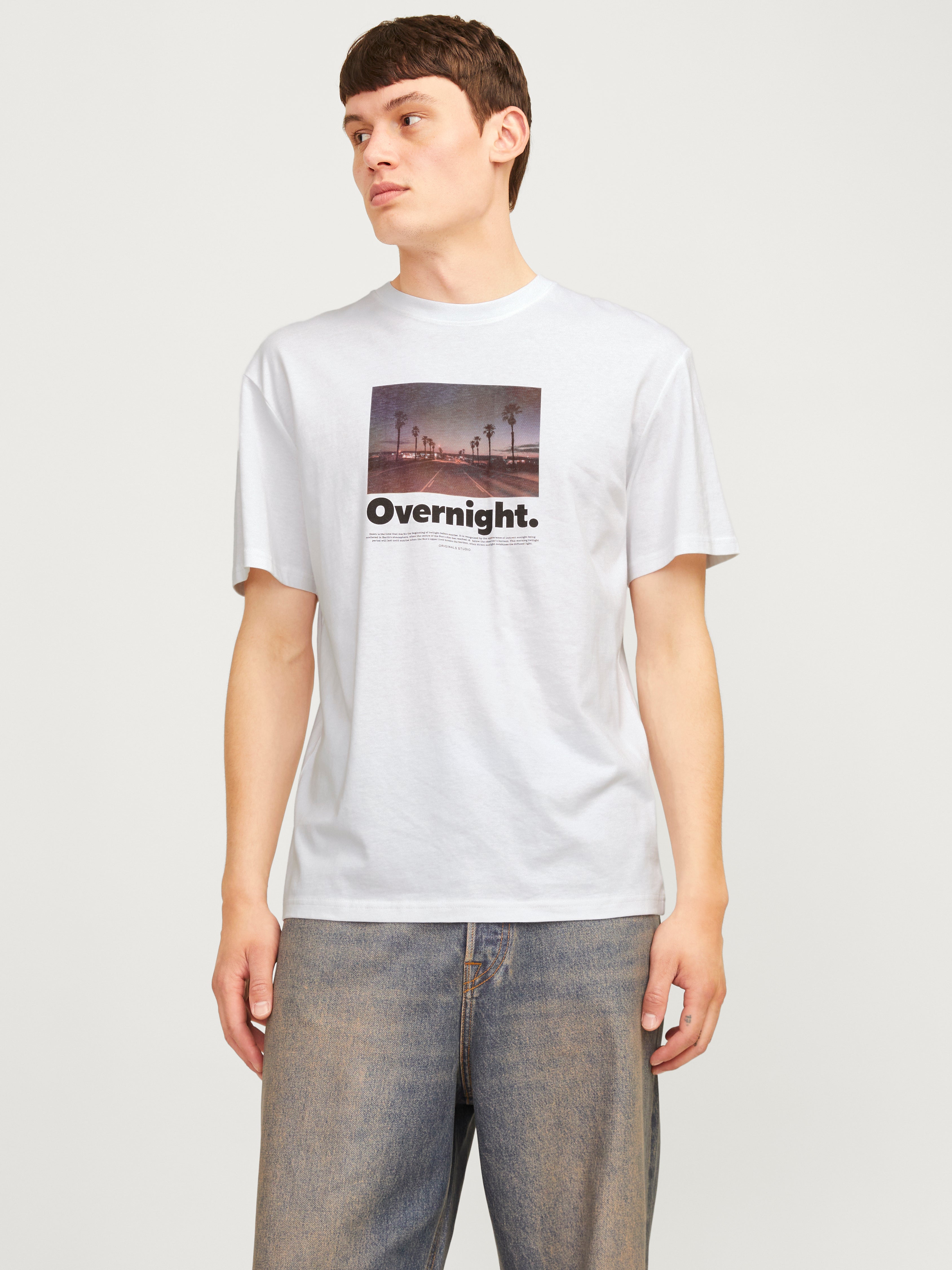 Fotodruck Rundhalsausschnitt T-shirt