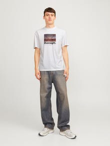 Jack & Jones Fotoprint T-shirt -Bright White - 12262350