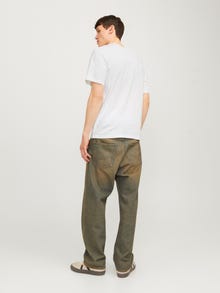 Jack & Jones Printed Crew neck T-shirt -Bright White - 12262491