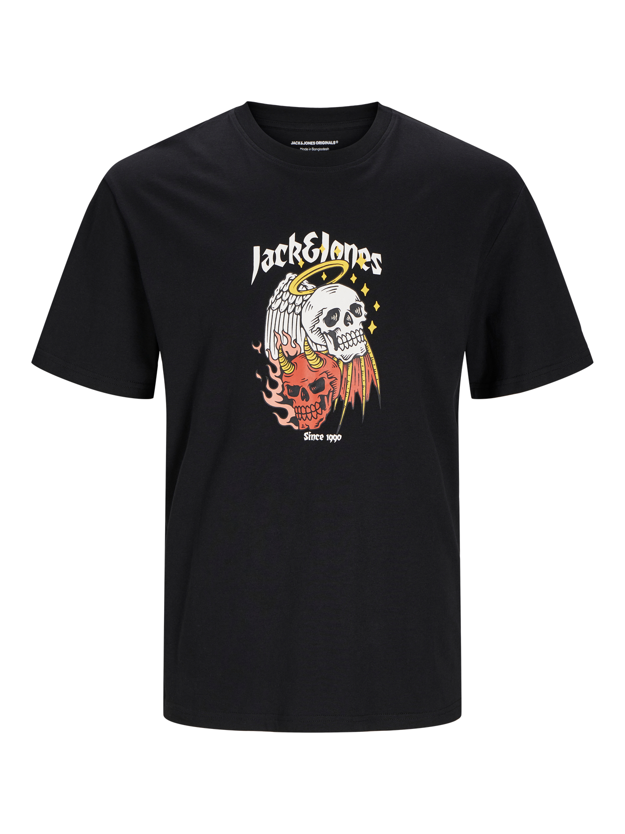 Jack & Jones Hagyományos Környak Póló -Black - 12262491