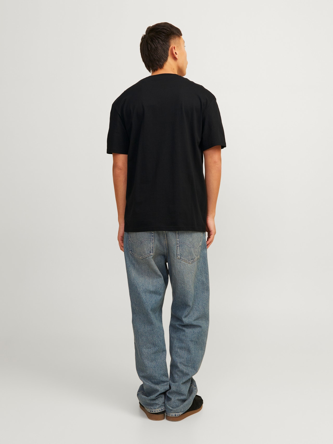 Jack & Jones Trykk O-hals T-skjorte -Black - 12262491