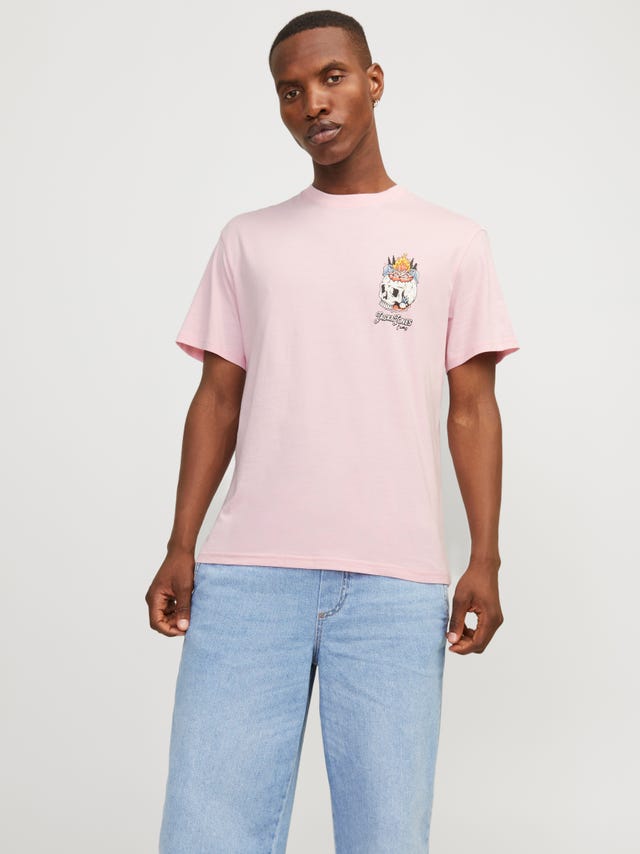 Jack & Jones T-shirt Imprimé Col rond - 12262491