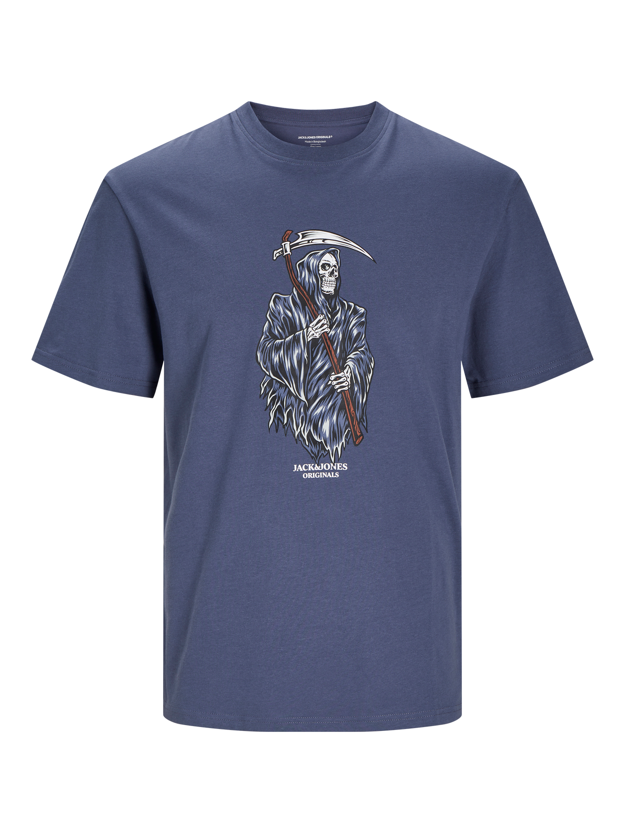 Jack & Jones Nadruk Okrągły dekolt T-shirt -Nightshadow Blue - 12262491