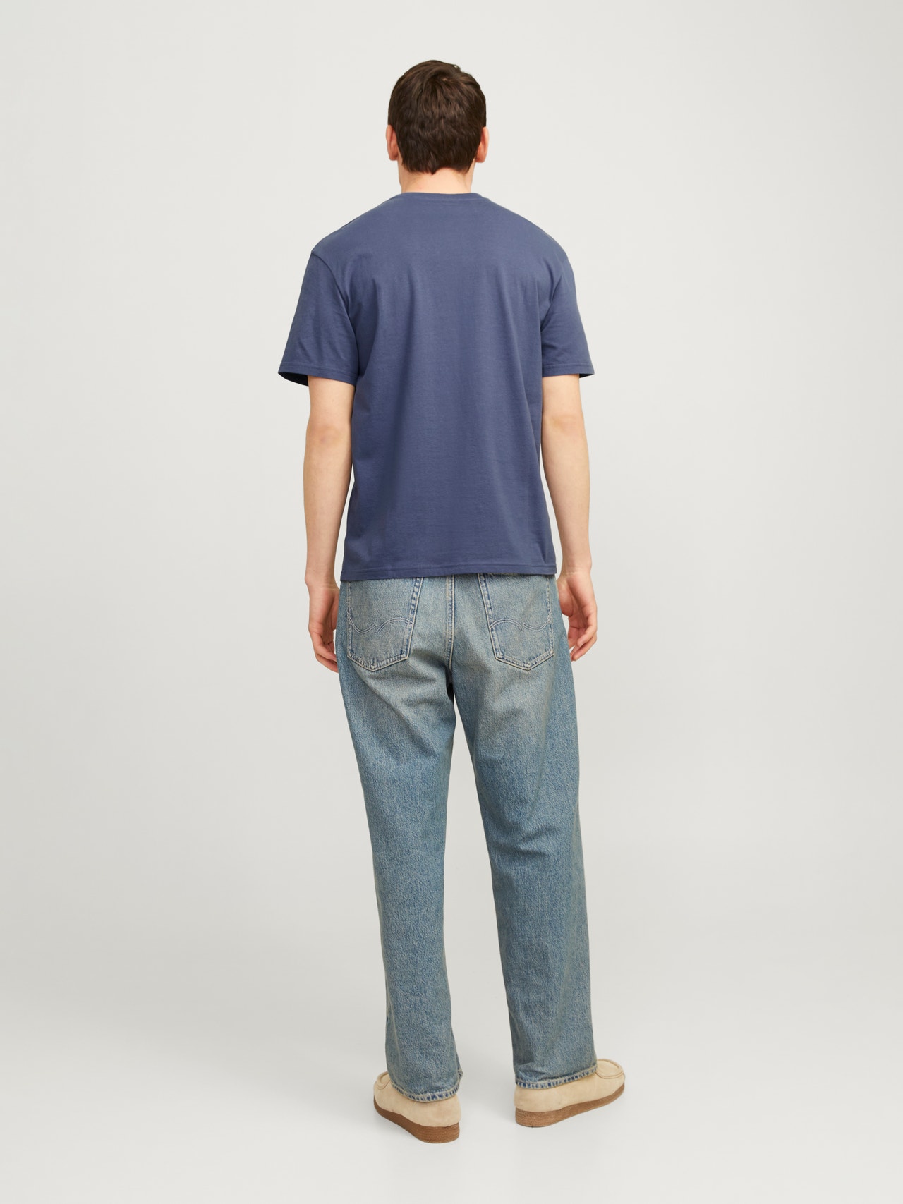 Jack & Jones Hagyományos Környak Póló -Nightshadow Blue - 12262491