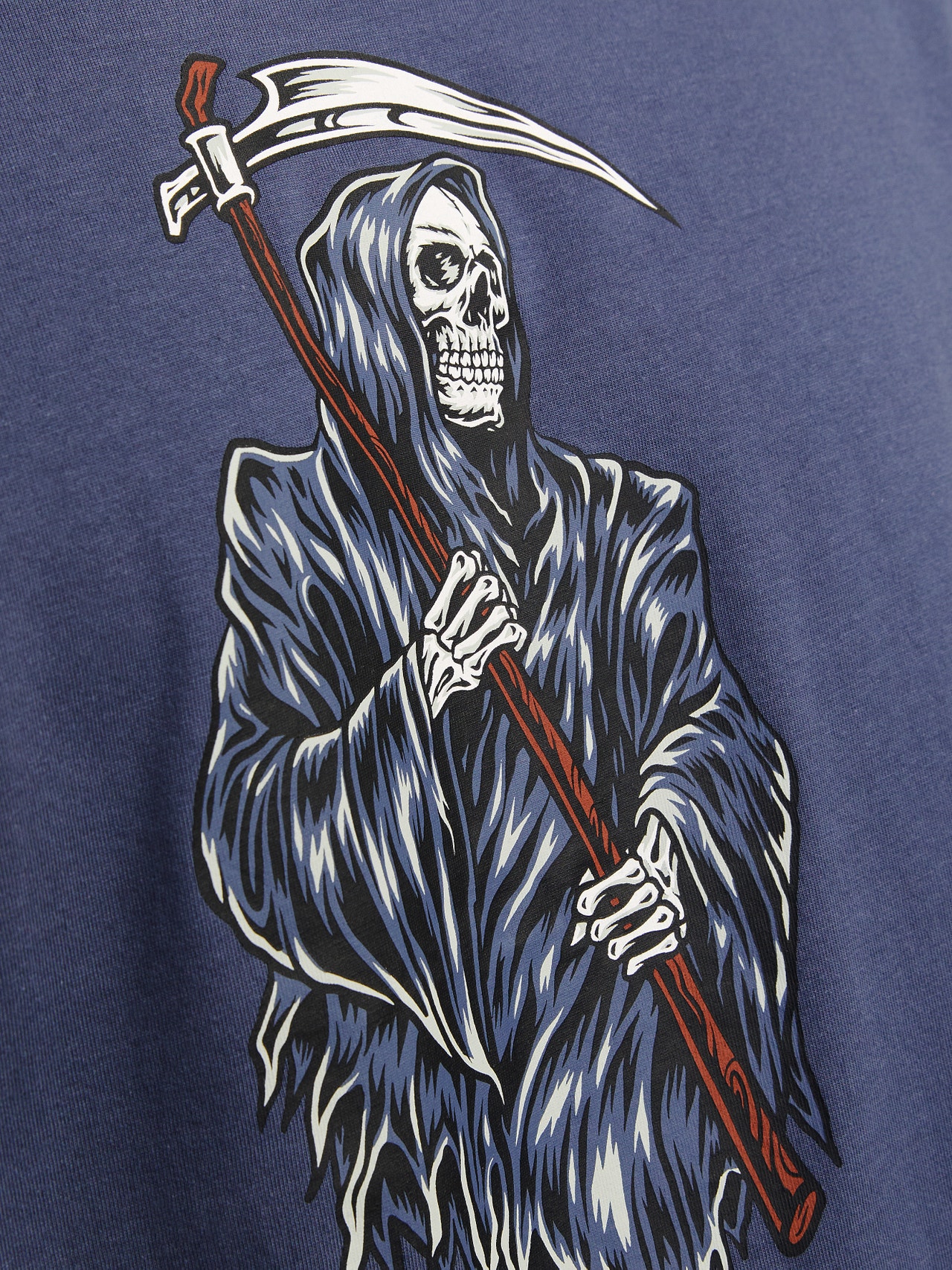 Jack & Jones Gedruckt Rundhals T-shirt -Nightshadow Blue - 12262491