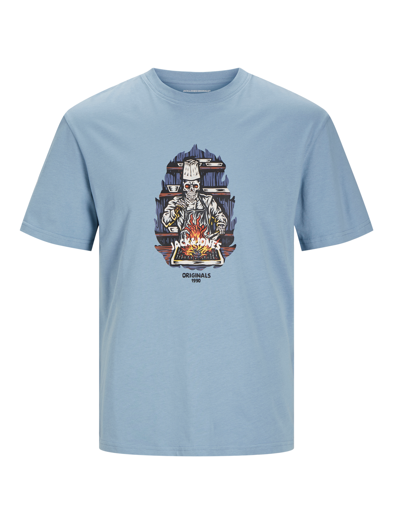 Printed T-shirt | Light Blue | Jack & Jones® Printed T-shirt | Light Blue | Jack & Jones®