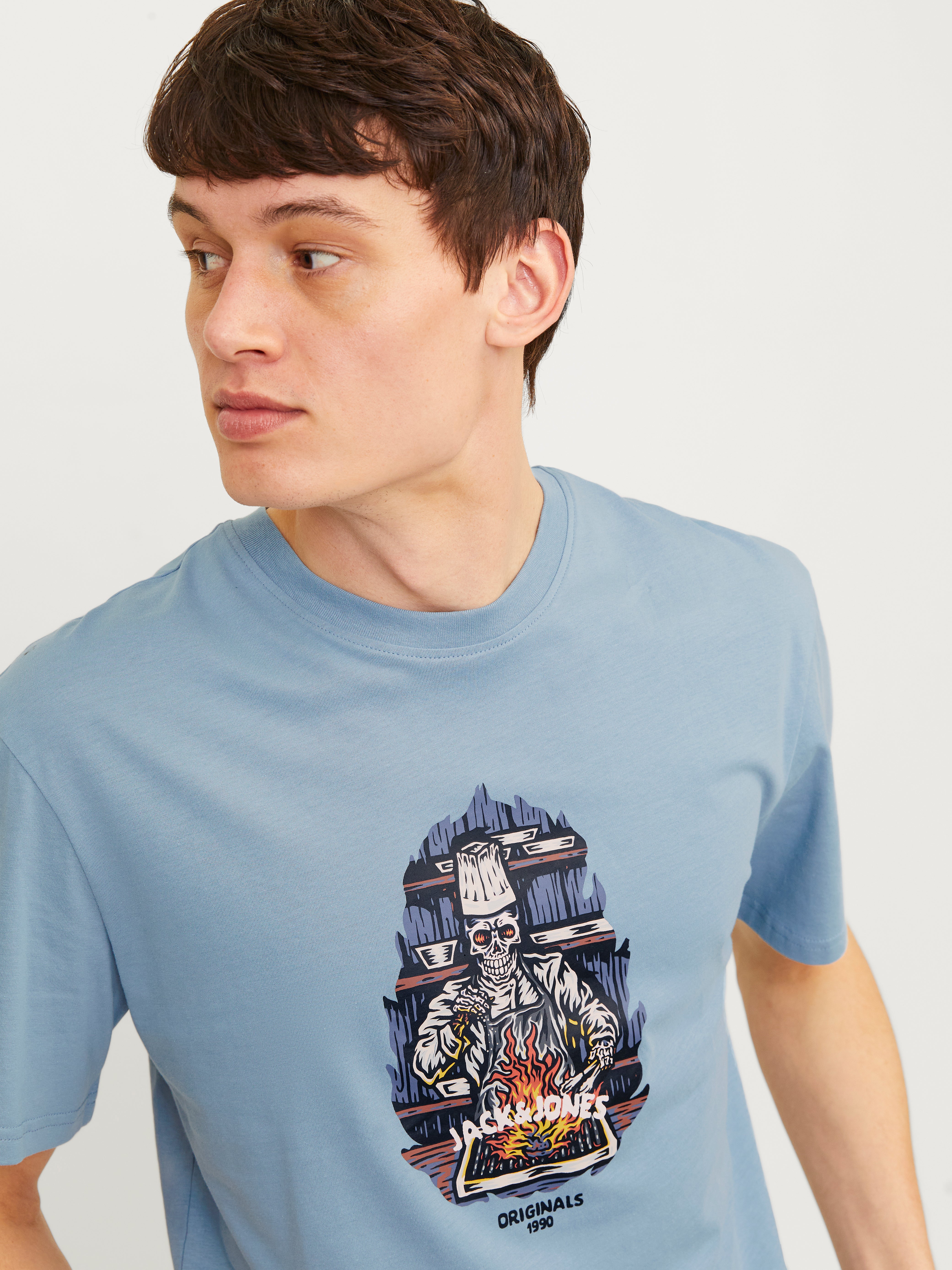 Jack & Jones T-shirt Stampato Girocollo -Mountain Spring - 12262491