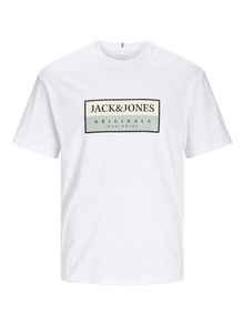 Jack & Jones Hagyományos Környak Póló -Bright White - 12262492