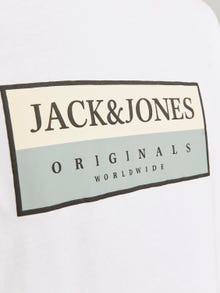 Jack & Jones Camiseta Estampado Cuello redondo -Bright White - 12262492