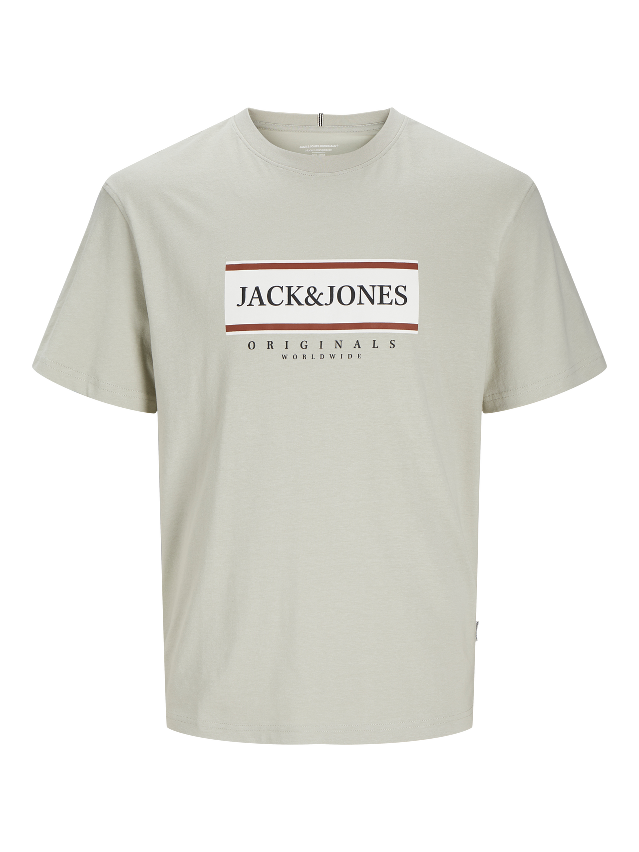 Jack & Jones Hagyományos Környak Póló -Mineral Gray - 12262492