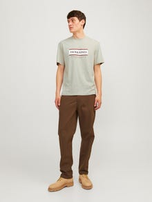 Jack & Jones T-shirt -Mineral Gray - 12262492