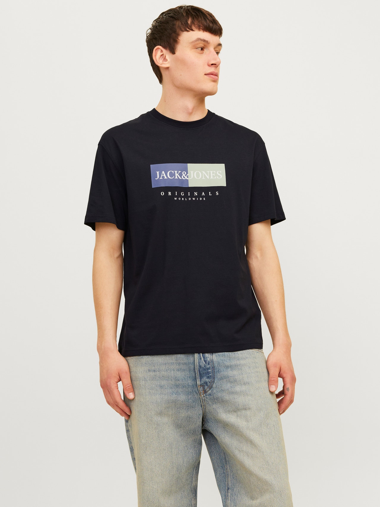 ORANDESIGNE Damen T-Shirt „Good Vibes“ – Aus Baumwollmix, Kurzarm, Lässiger Rundhausschnitt, Lockerer Schnitt