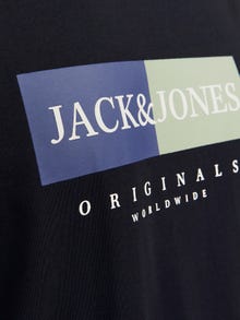 Jack & Jones Bedrukt Ronde hals T-shirt -Black - 12262492