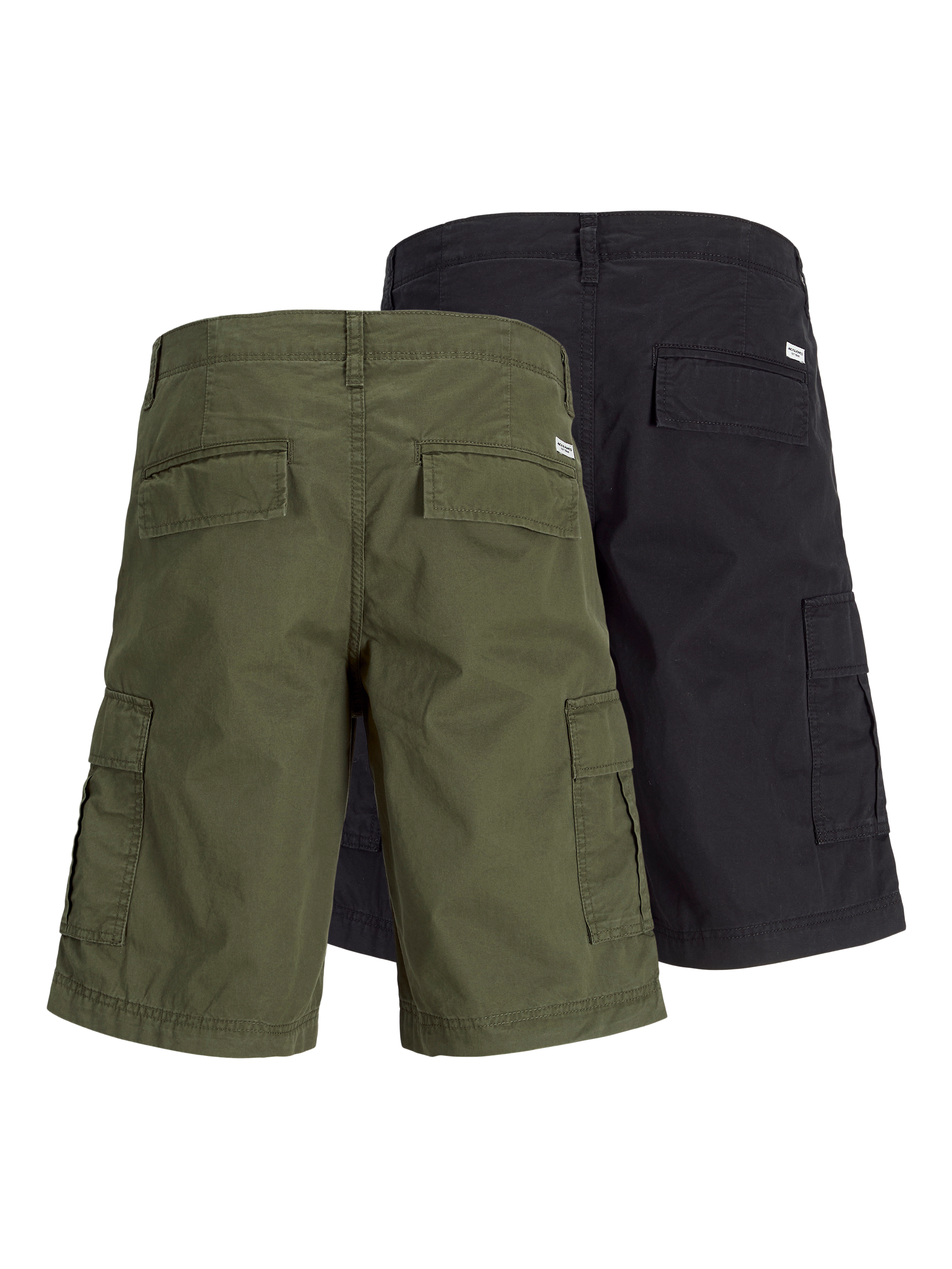 Jack & Jones Confezione da 2 Bermuda cargo Loose Fit -Black - 12262493