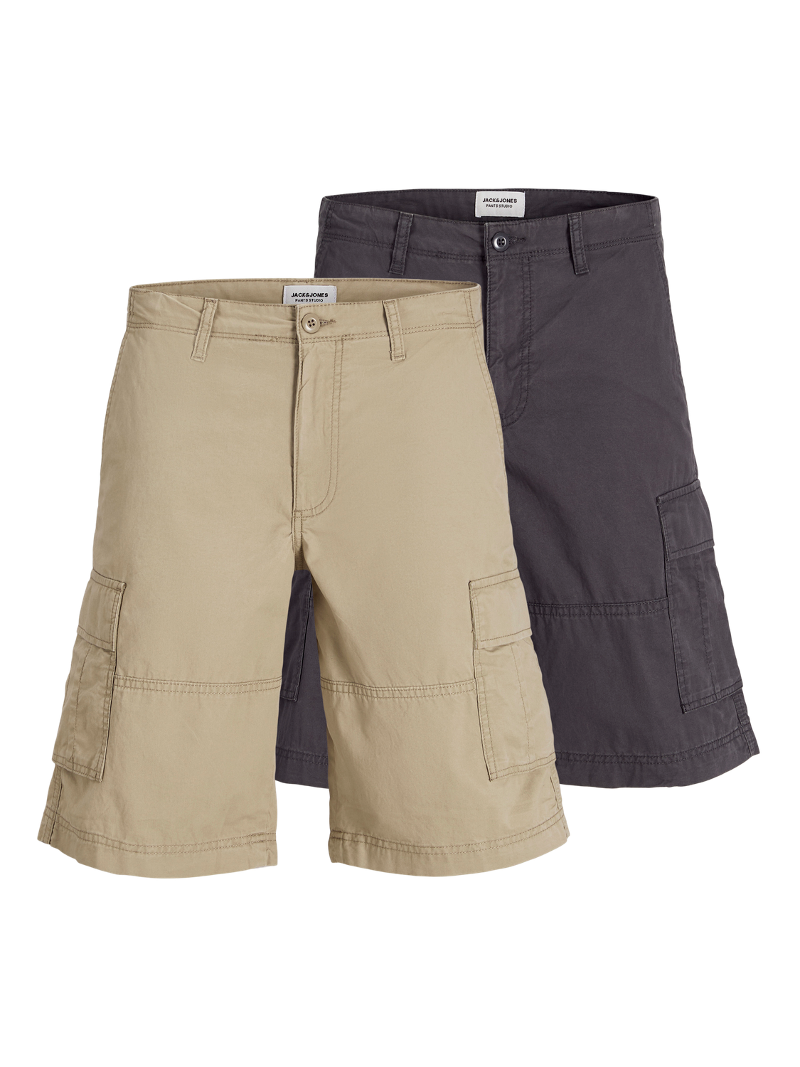 Jack & Jones 2 Loose Fit Cargo shorts -Crockery - 12262493