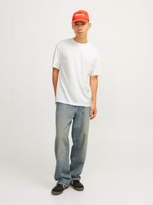 Jack & Jones Gedruckt Rundhals T-shirt -Bright White - 12262494