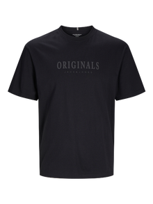 Jack & Jones Bedrukt Ronde hals T-shirt -Black - 12262494