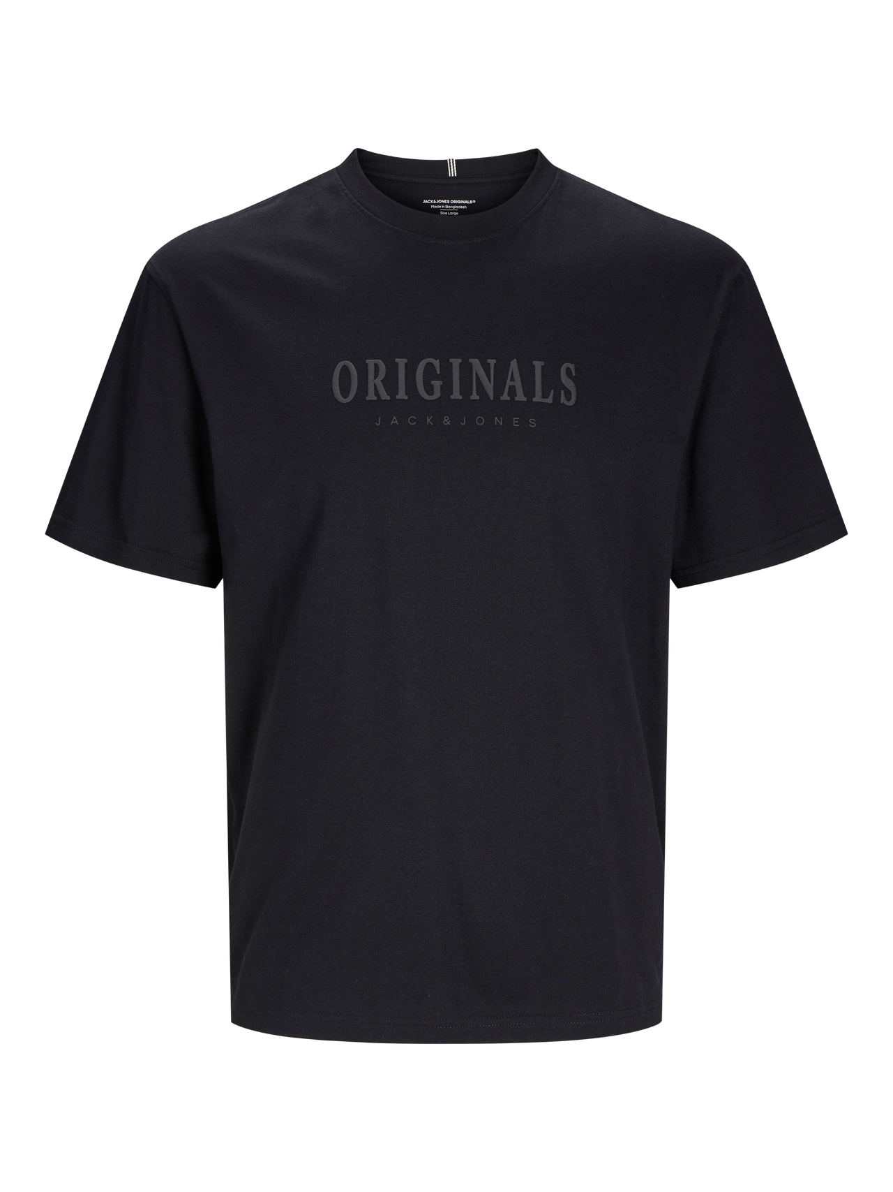 Jack & Jones Printed Crew neck T-shirt -Black - 12262494