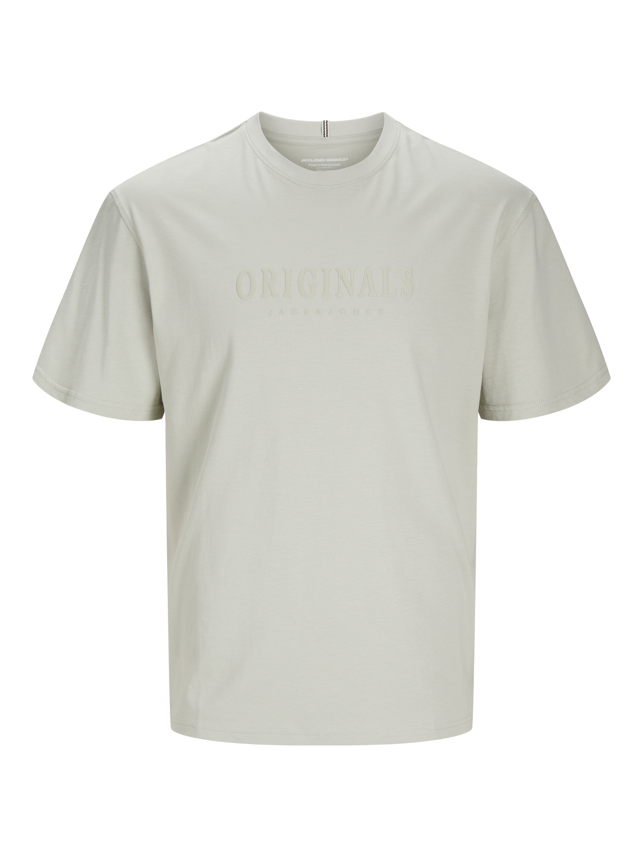 Jack & Jones Nadruk Okrągły dekolt T-shirt -Mineral Gray - 12262494