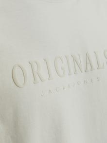 Jack & Jones Gedrukt Ronde hals T-shirt -Mineral Gray - 12262494