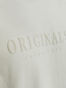 Jack & Jones Printet Crew neck T-shirt -Mineral Gray - 12262494