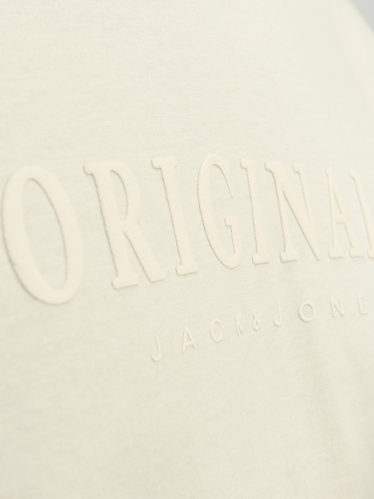 Jack & Jones T-shirt Imprimé Col rond -Antique White - 12262494