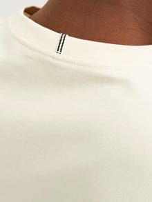 Jack & Jones Bedrukt Ronde hals T-shirt -Antique White - 12262494