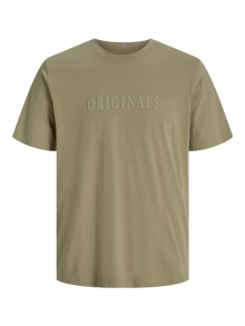 Jack & Jones Bedrukt T-shirts -Silver Sage - 12262494