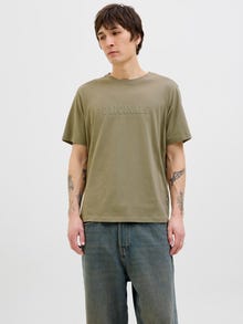 Jack & Jones Bedrukt T-shirts -Silver Sage - 12262494