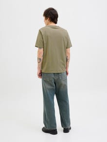 Jack & Jones Bedrukt T-shirts -Silver Sage - 12262494
