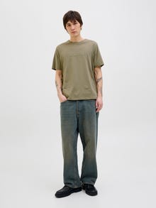 Jack & Jones Bedrukt T-shirts -Silver Sage - 12262494