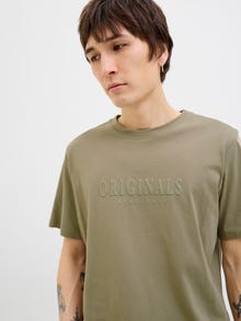 Jack & Jones Bedrukt T-shirts -Silver Sage - 12262494