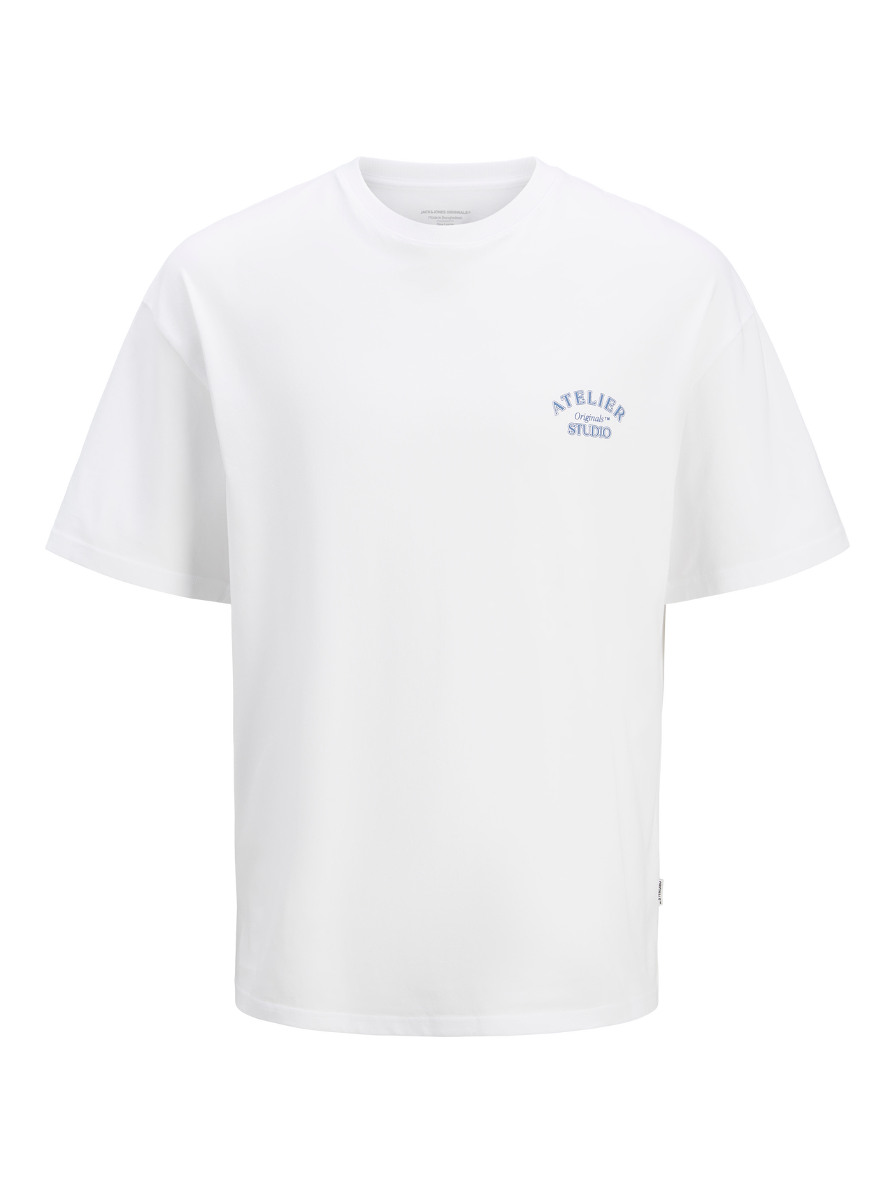 Jack & Jones T-shirt Stampato Girocollo -Bright White - 12262501