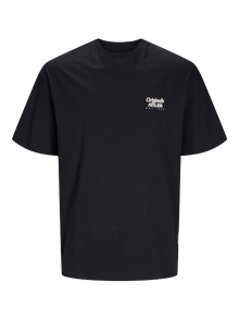 Jack & Jones T-shirt Estampar Decote Redondo -Black - 12262501