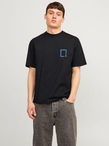 Jack & Jones Printet T-shirt -Black - 12262503