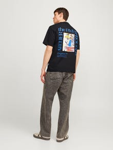 Jack & Jones Printet T-shirt -Black - 12262503
