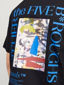 Jack & Jones Printet T-shirt -Black - 12262503