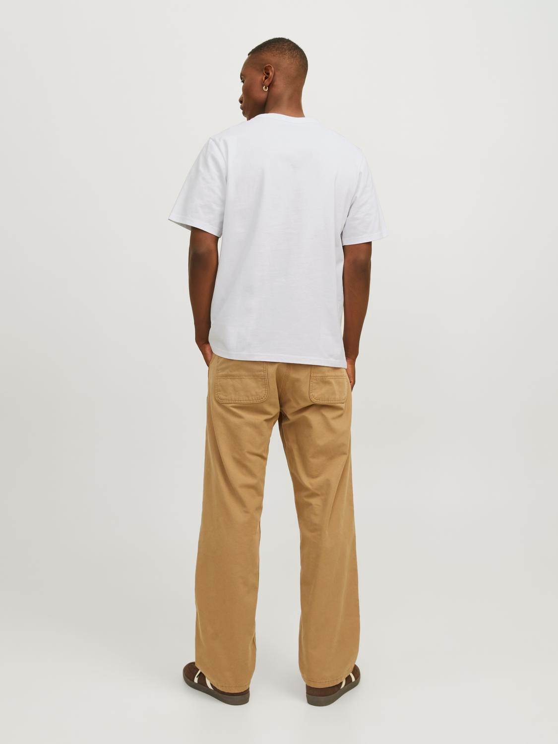 Jack & Jones Laza Környak Póló -Bright White - 12262506