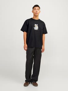 Jack & Jones Καλοκαιρινό μπλουζάκι -Black - 12262506