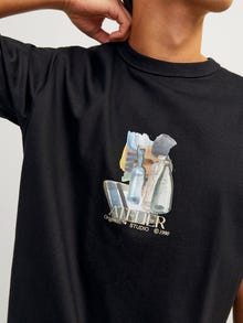 Jack & Jones Gedruckt Rundhals T-shirt -Black - 12262506