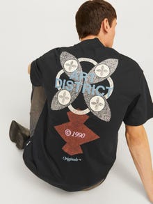Jack & Jones Camiseta Estampado Cuello redondo -Black - 12262508