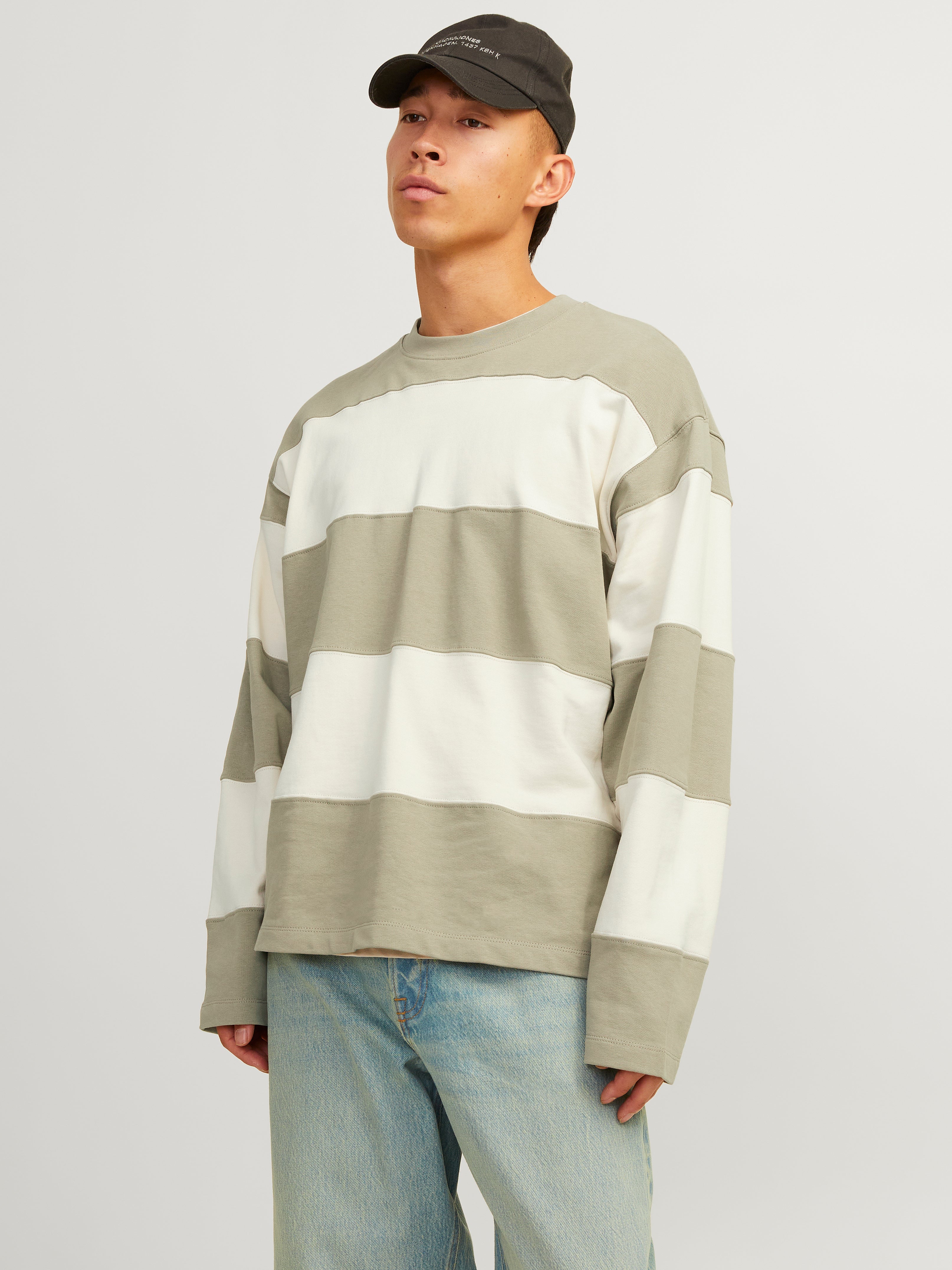 Gestreift Sweatshirt