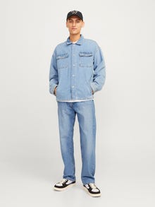 Jack & Jones JJIEDDIE ORIGINAL SQ 957 Jean à coupe ample -Blue Denim - 12262634