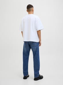 Jack & Jones Relaxed Fit Cós Alto Jeans -Blue Denim - 12262647