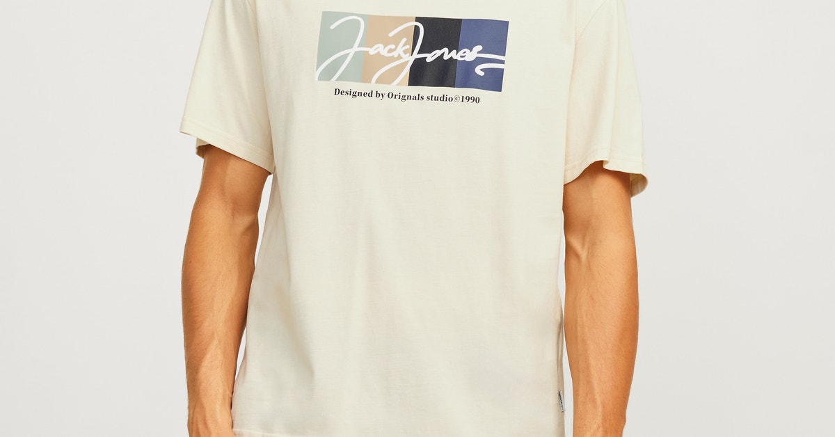 Tshirt Stampato Girocollo Bianco Jack & Jones®