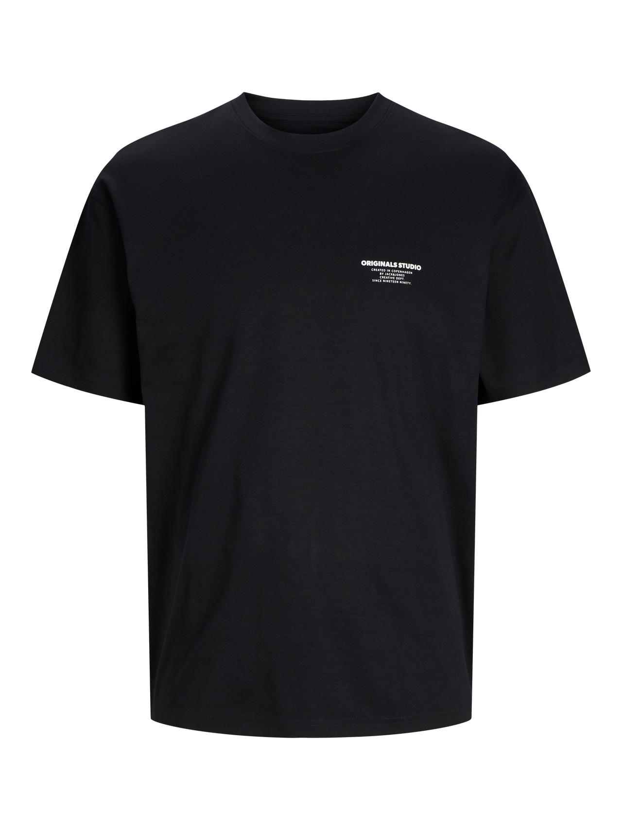 Jack & Jones Bedrukt Ronde hals T-shirt -Black - 12262718