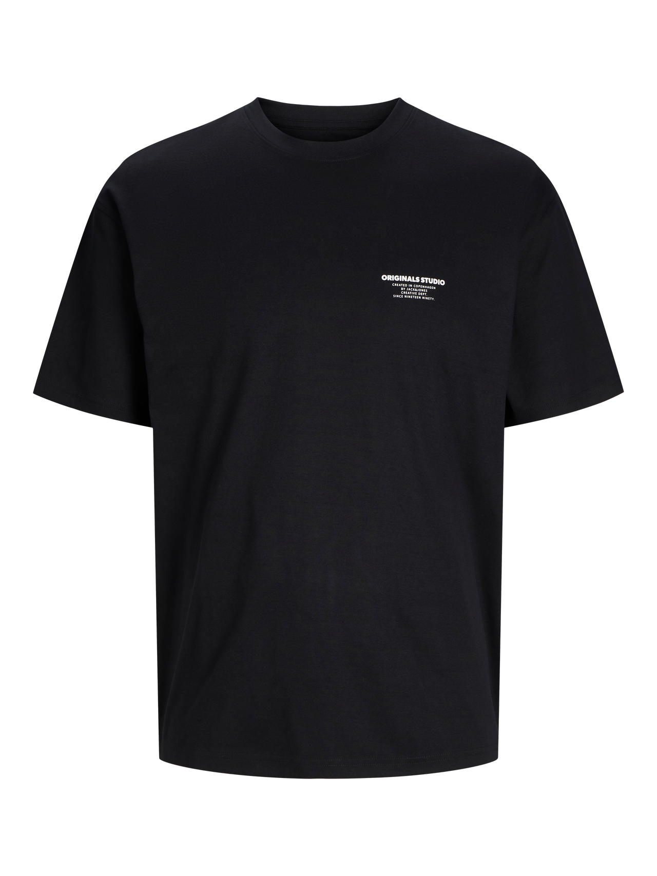 Jack & Jones T-shirt Estampar Decote Redondo -Black - 12262718