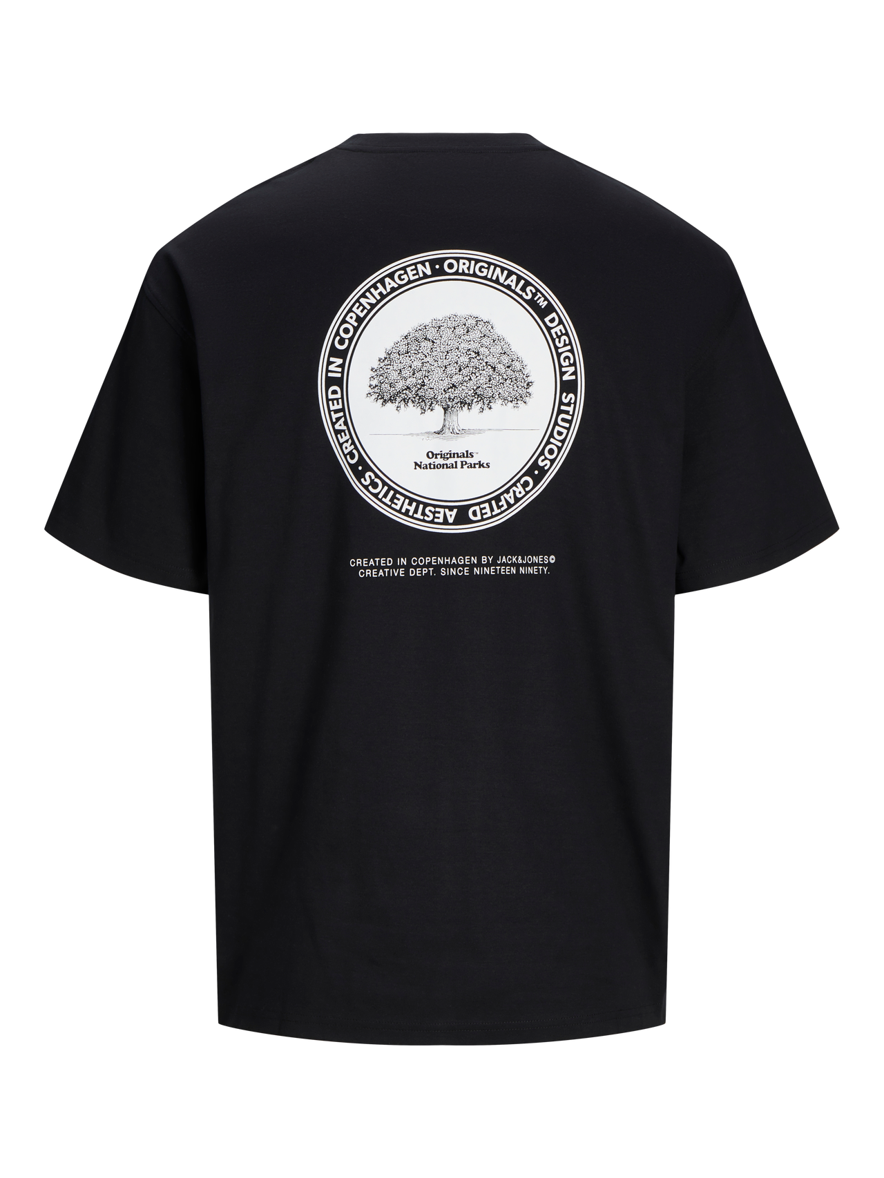 Jack & Jones Bedrukt Ronde hals T-shirt -Black - 12262718